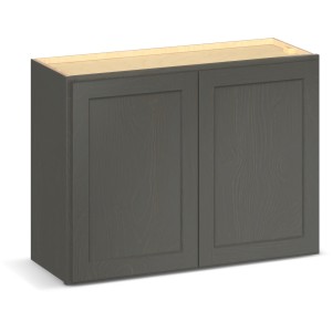 RELIABILT Parkstone II Wall Cabinet, Slate Stained, 33" W, 2 Doors, Fully Assembled - 641476 | Lowe's Pro Supply